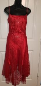Beautiful red evening gown